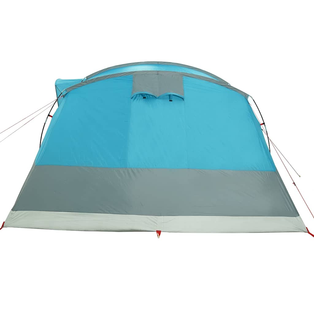 Tenda da Campeggio a Tunnel per 5 Persone Blu Impermeabile