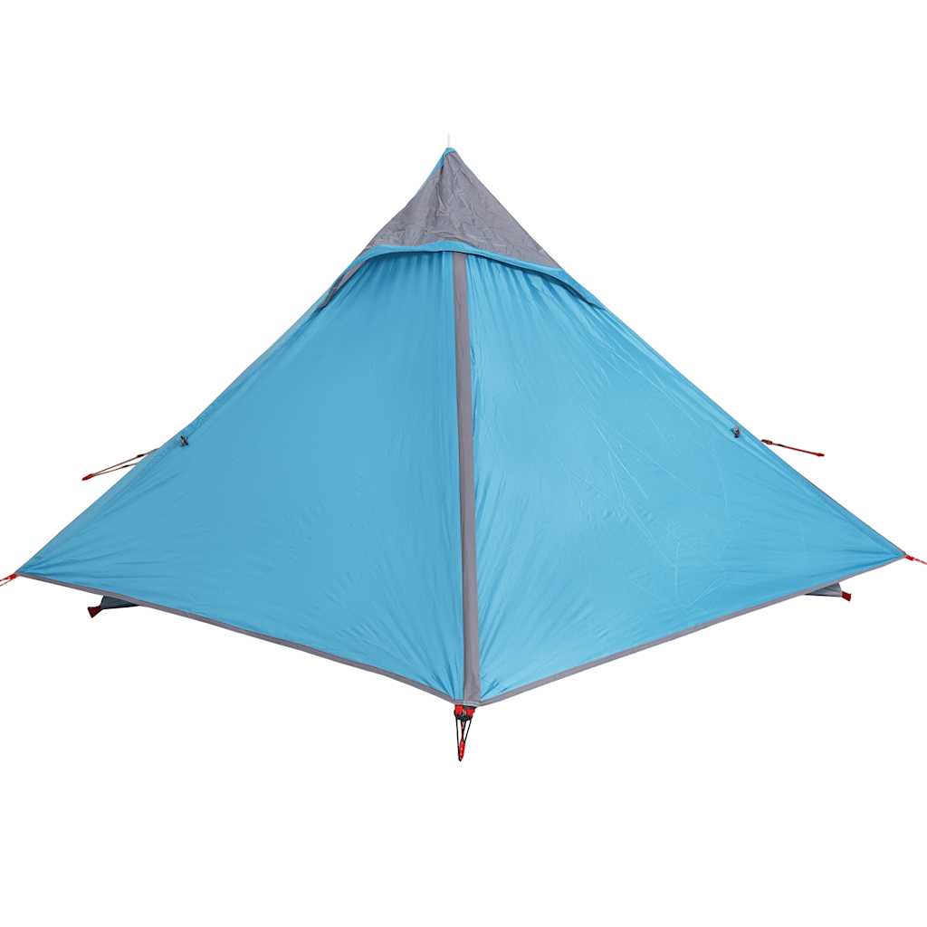 Tenda da Campeggio per 2 Persone Blu Impermeabile
