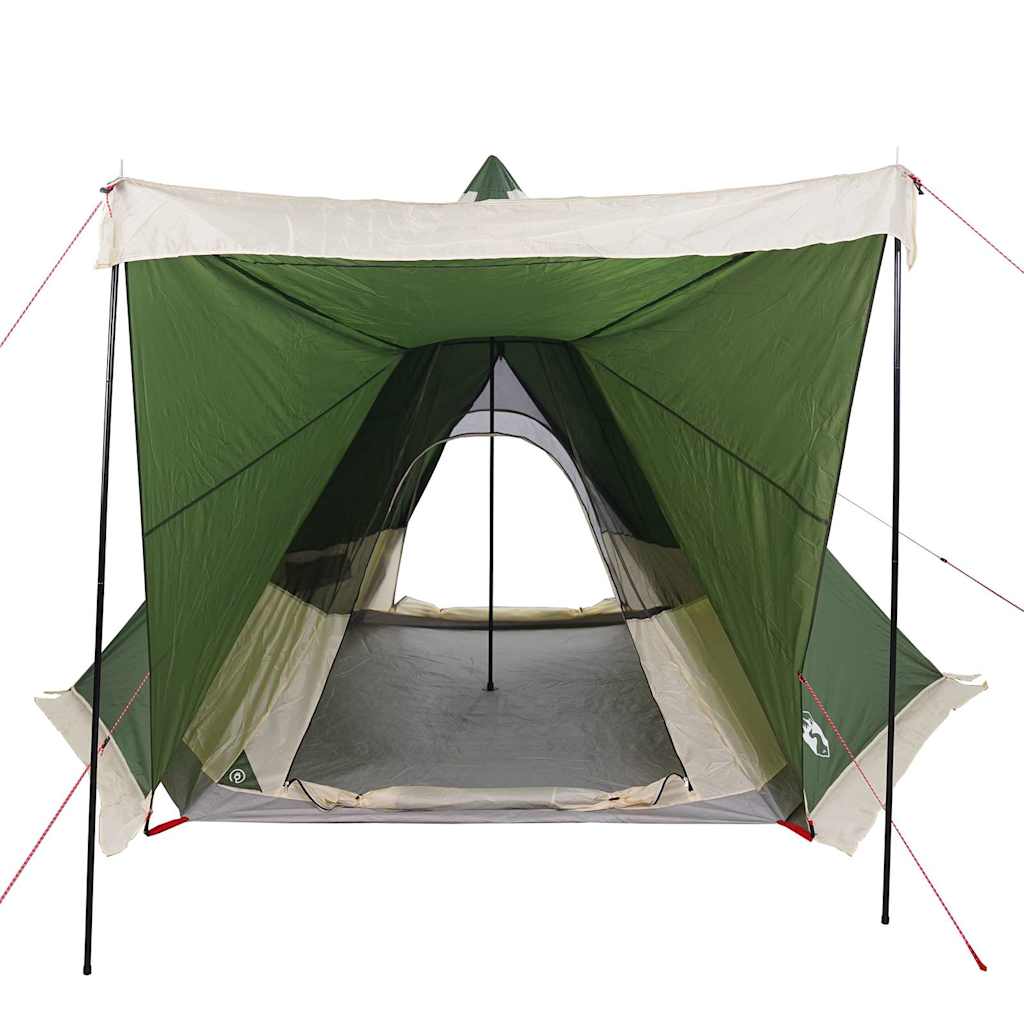 Tenda Familiare Tipi per 6 Persone Verde Impermeabile