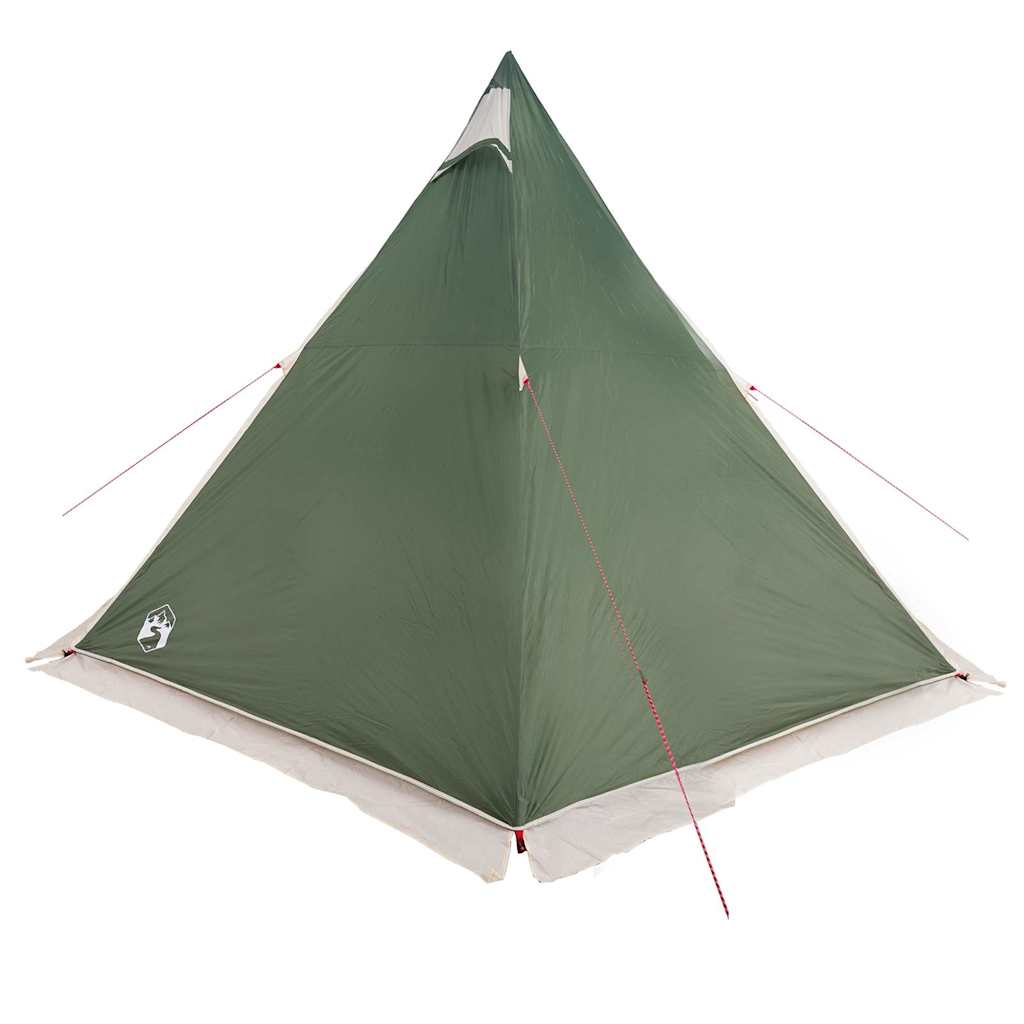 Tenda Familiare Tipi per 6 Persone Verde Impermeabile