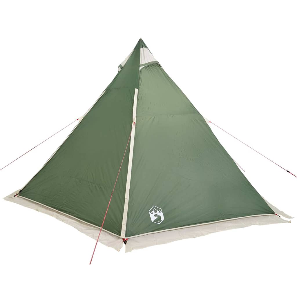 Tenda Familiare Tipi per 6 Persone Verde Impermeabile