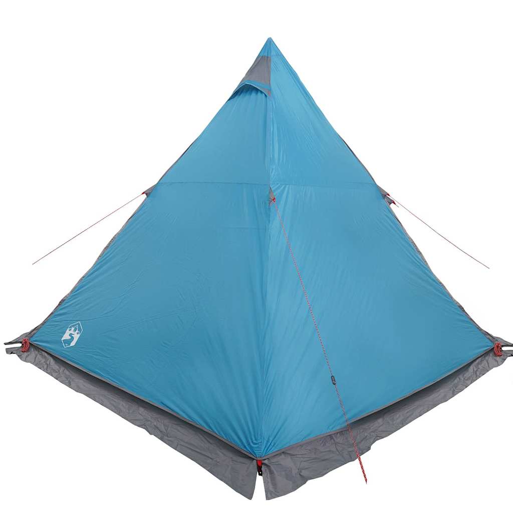 Tenda Familiare Tipi per 6 Persone Blu Impermeabile