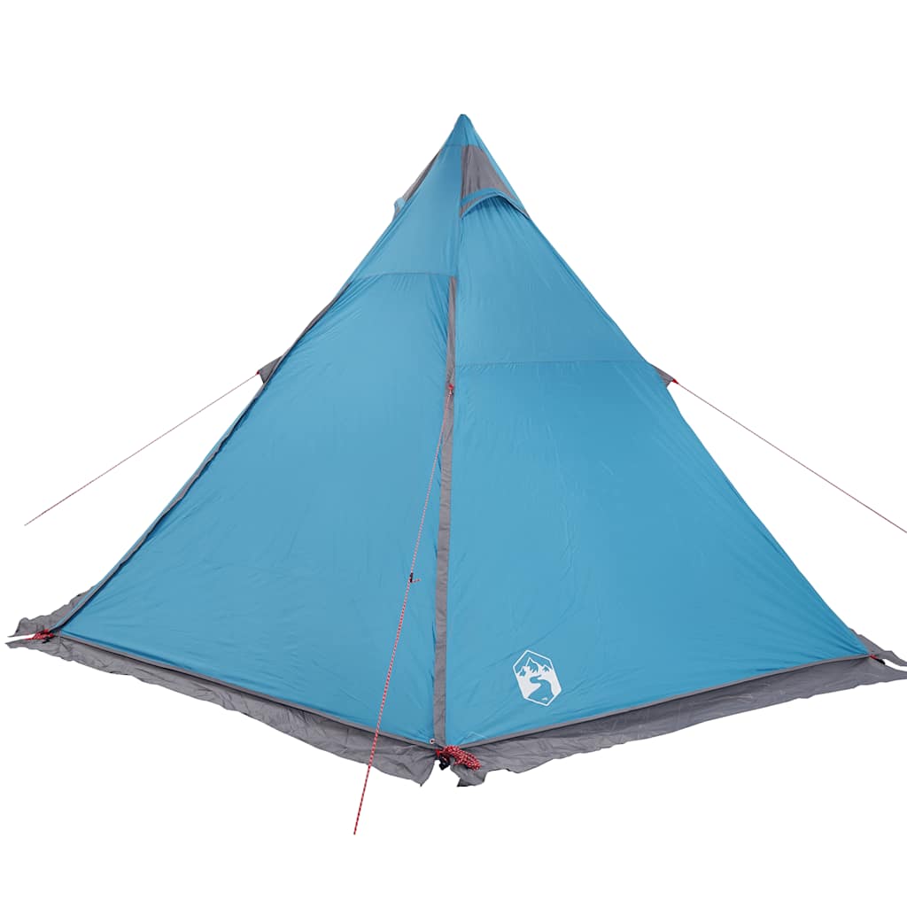 Tenda Familiare Tipi per 6 Persone Blu Impermeabile