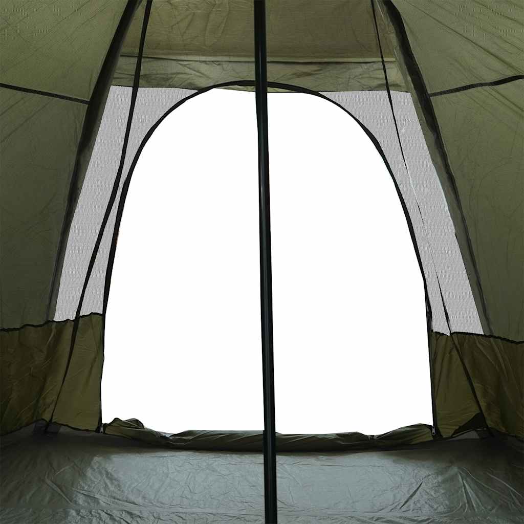 Tenda Familiare Tipi per 6 Persone Verde Oliva Impermeabile