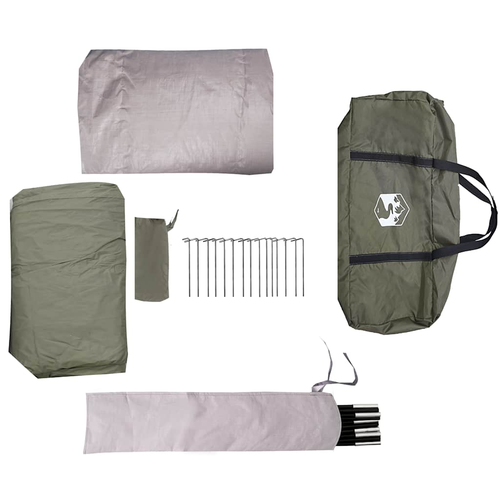Tenda Familiare Tipi per 6 Persone Verde Oliva Impermeabile