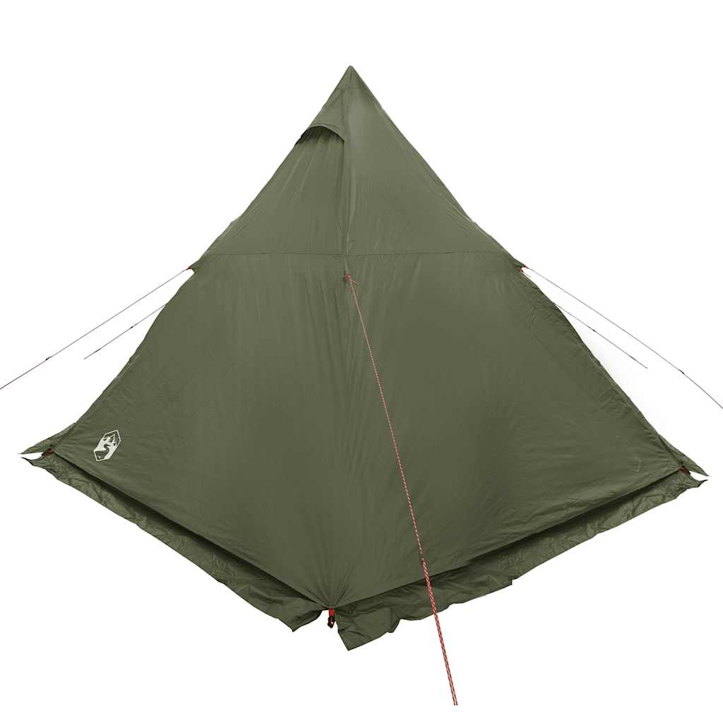 Tenda Familiare Tipi per 6 Persone Verde Oliva Impermeabile