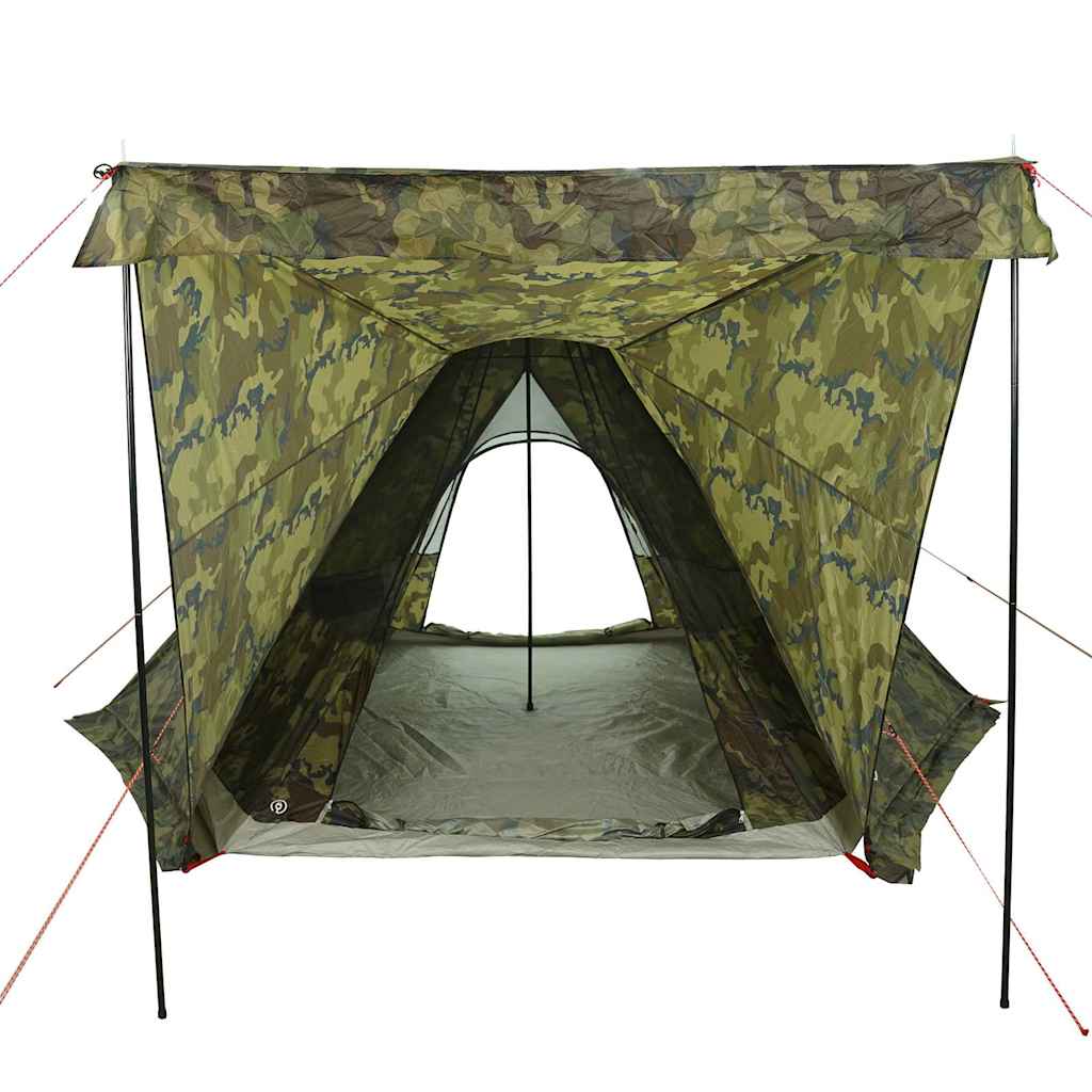 Tenda Familiare Tipi per 6 Persone Mimetica Impermeabile