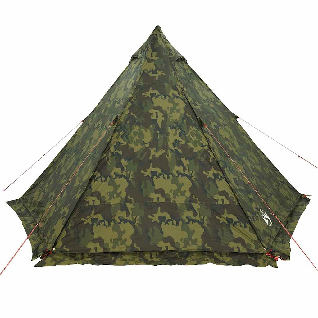 Tenda Familiare Tipi per 6 Persone Mimetica Impermeabile