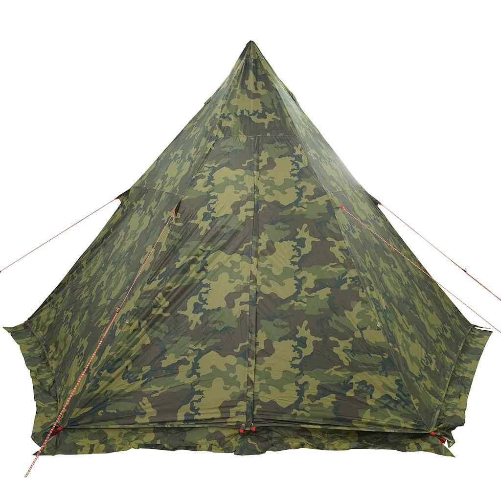 Tenda Familiare Tipi per 6 Persone Mimetica Impermeabile