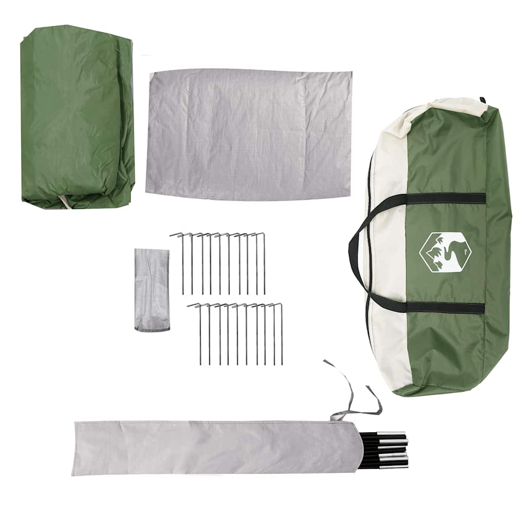 Tenda Familiare Tipi per 8 Persone Verde Impermeabile