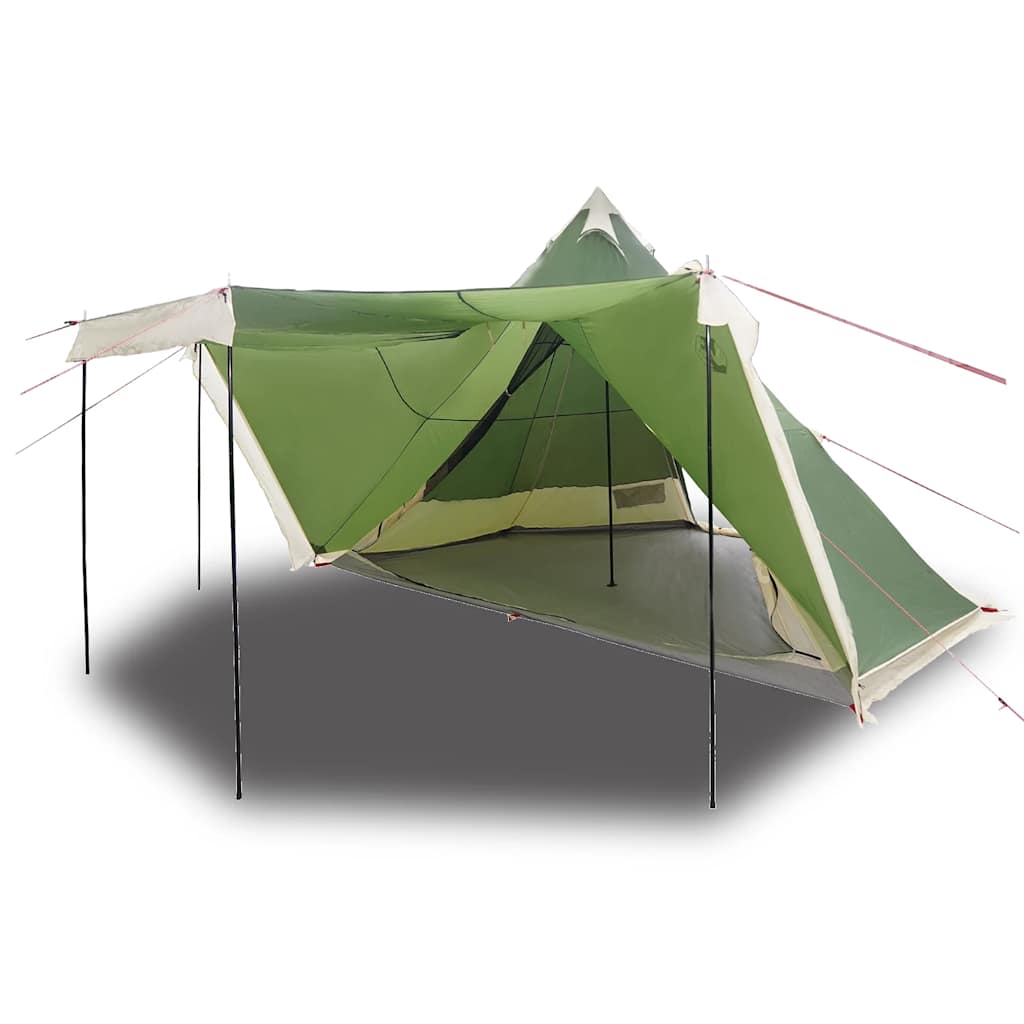 Tenda Familiare Tipi per 8 Persone Verde Impermeabile