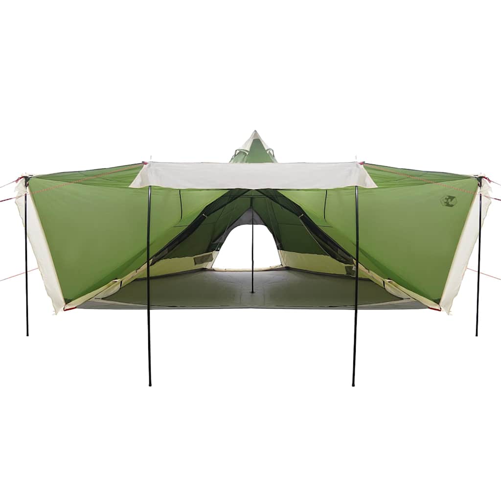 Tenda Familiare Tipi per 8 Persone Verde Impermeabile