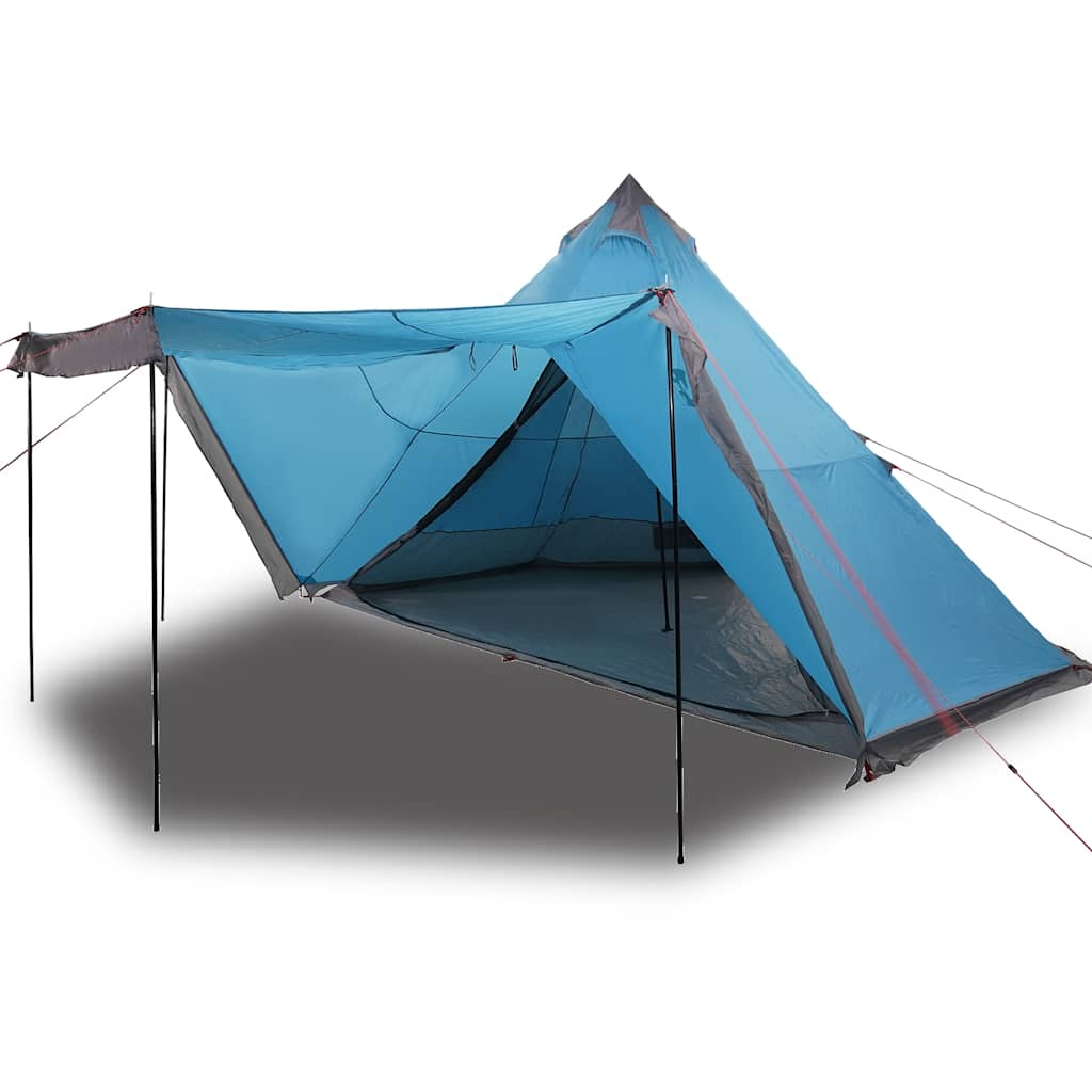 Tenda Familiare Tipi per 8 Persone Blu Impermeabile