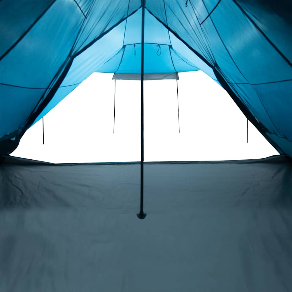 Tenda Familiare Tipi per 8 Persone Blu Impermeabile