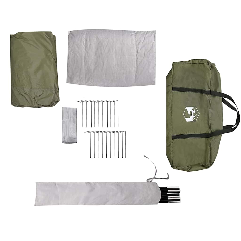 Tenda Familiare Tipi per 8 Persone Verde Oliva Impermeabile