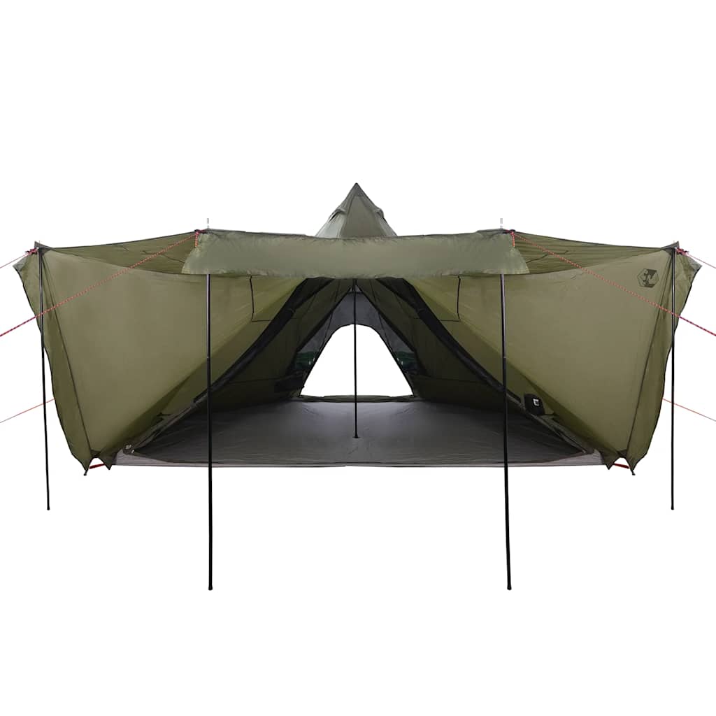 Tenda Familiare Tipi per 8 Persone Verde Oliva Impermeabile
