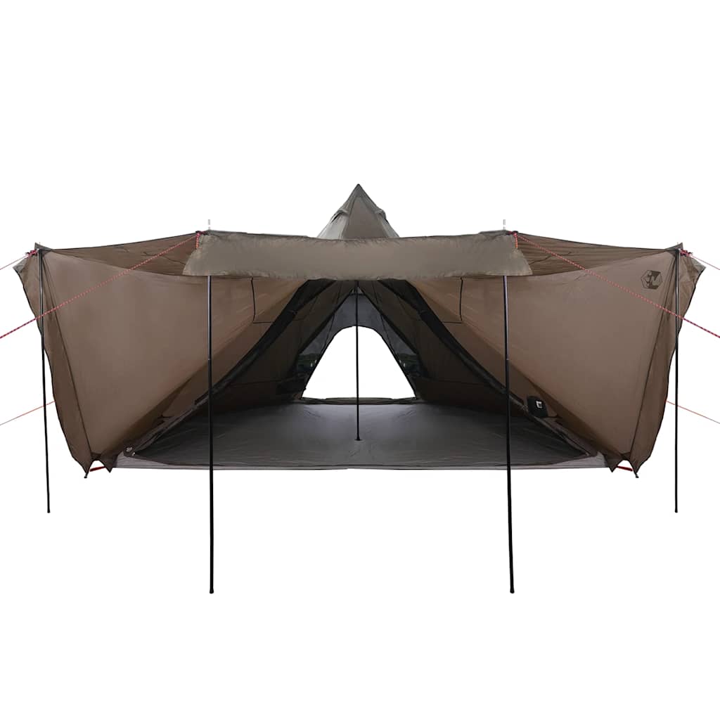 Tenda Familiare Tipi per 8 Persone Marrone Impermeabile