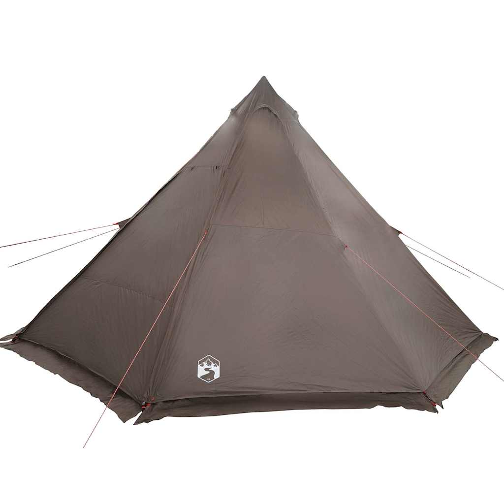 Tenda Familiare Tipi per 8 Persone Marrone Impermeabile