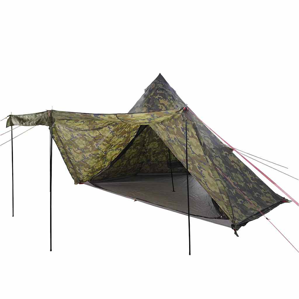 Tenda Familiare Tipi per 8 Persone Mimetica Impermeabile