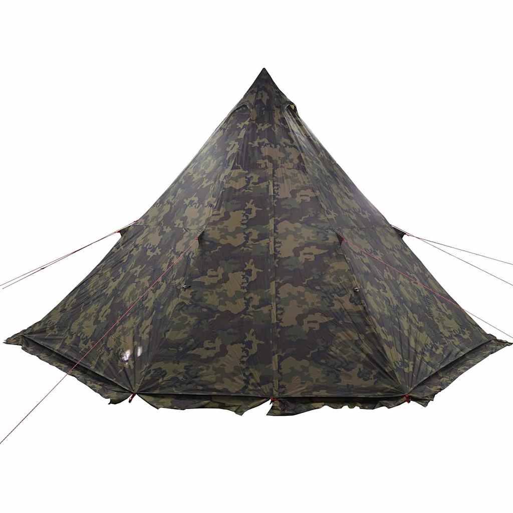 Tenda Familiare Tipi per 8 Persone Mimetica Impermeabile