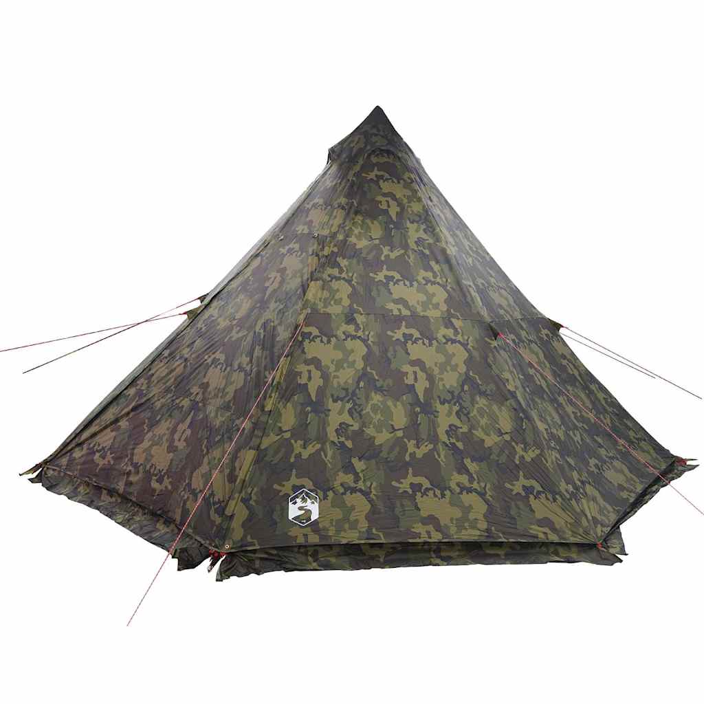 Tenda Familiare Tipi per 8 Persone Mimetica Impermeabile
