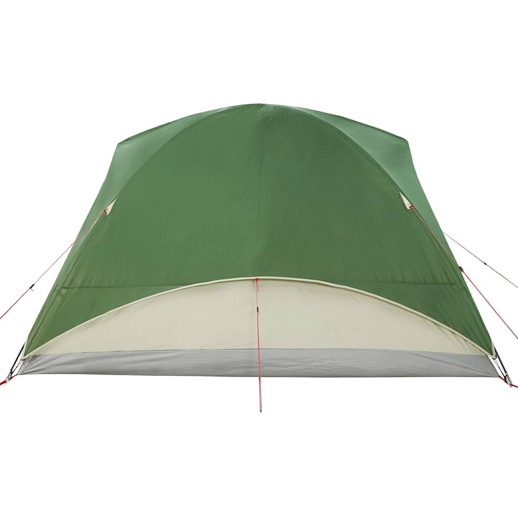 Tenda Familiare a Tunnel per 6 Persone Verde Impermeabile
