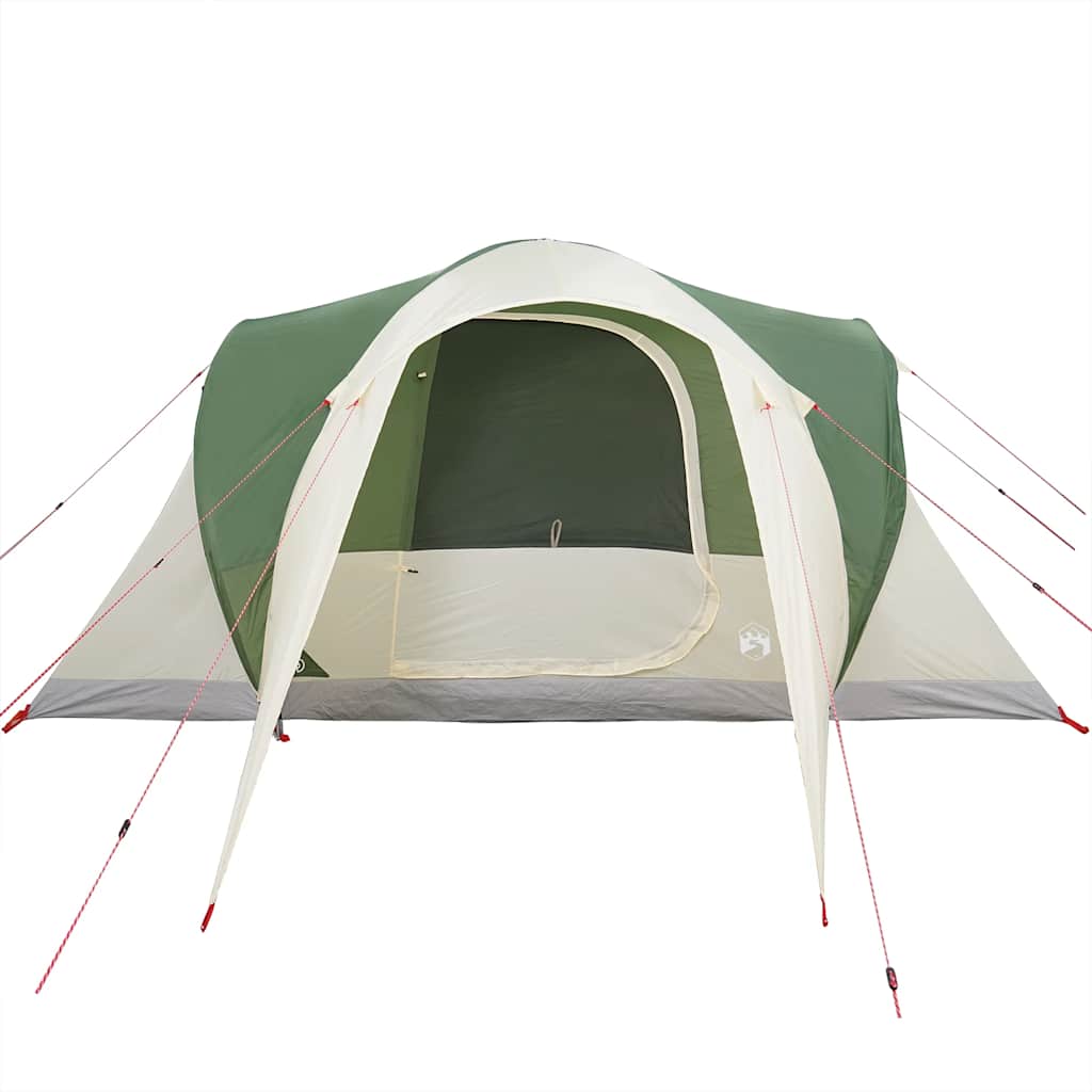 Tenda da Campeggio a Cupola per 6 Persone Verde Impermeabile