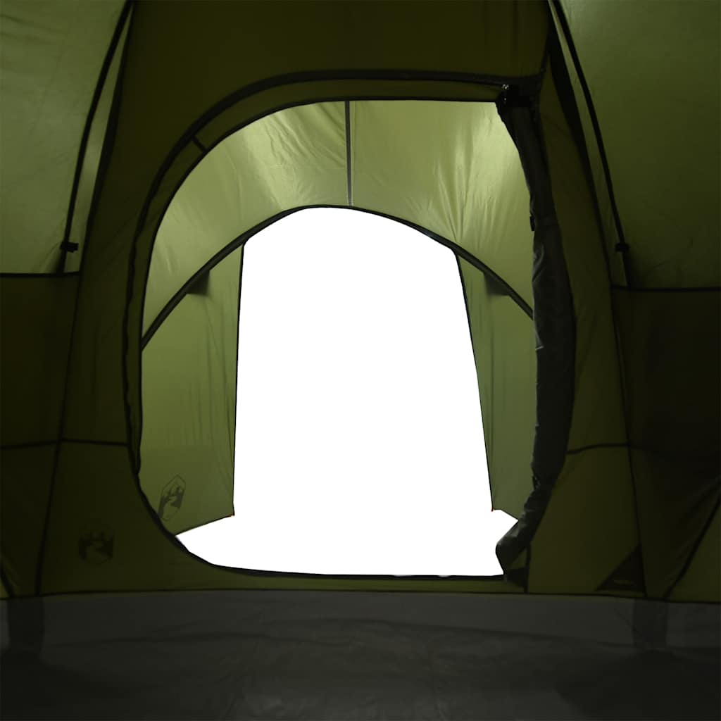 Tenda Familiare a Cupola 6 Persone Verde Oliva Impermeabile
