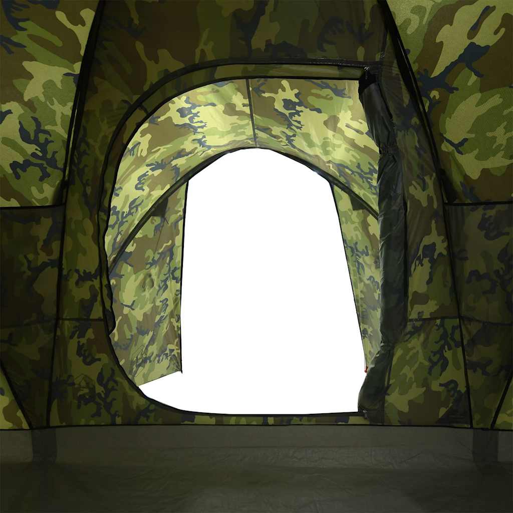 Tenda da Campeggio a Cupola per 6 Persone Mimetica Impermeabile