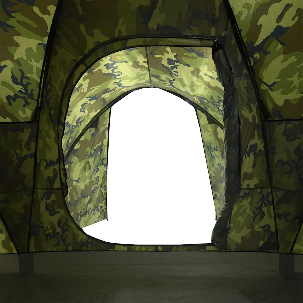 Tenda da Campeggio a Cupola per 6 Persone Mimetica Impermeabile