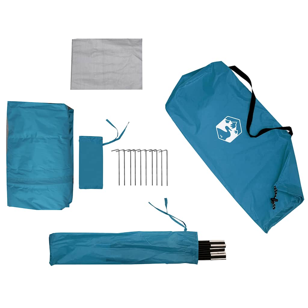 Tenda da Doccia Blu Impermeabile