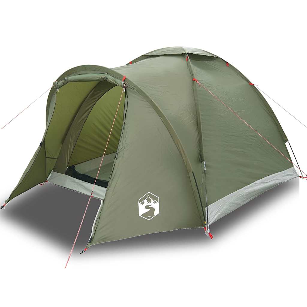 Tenda da Pesca per 2 Persone Verde Oliva Impermeabile