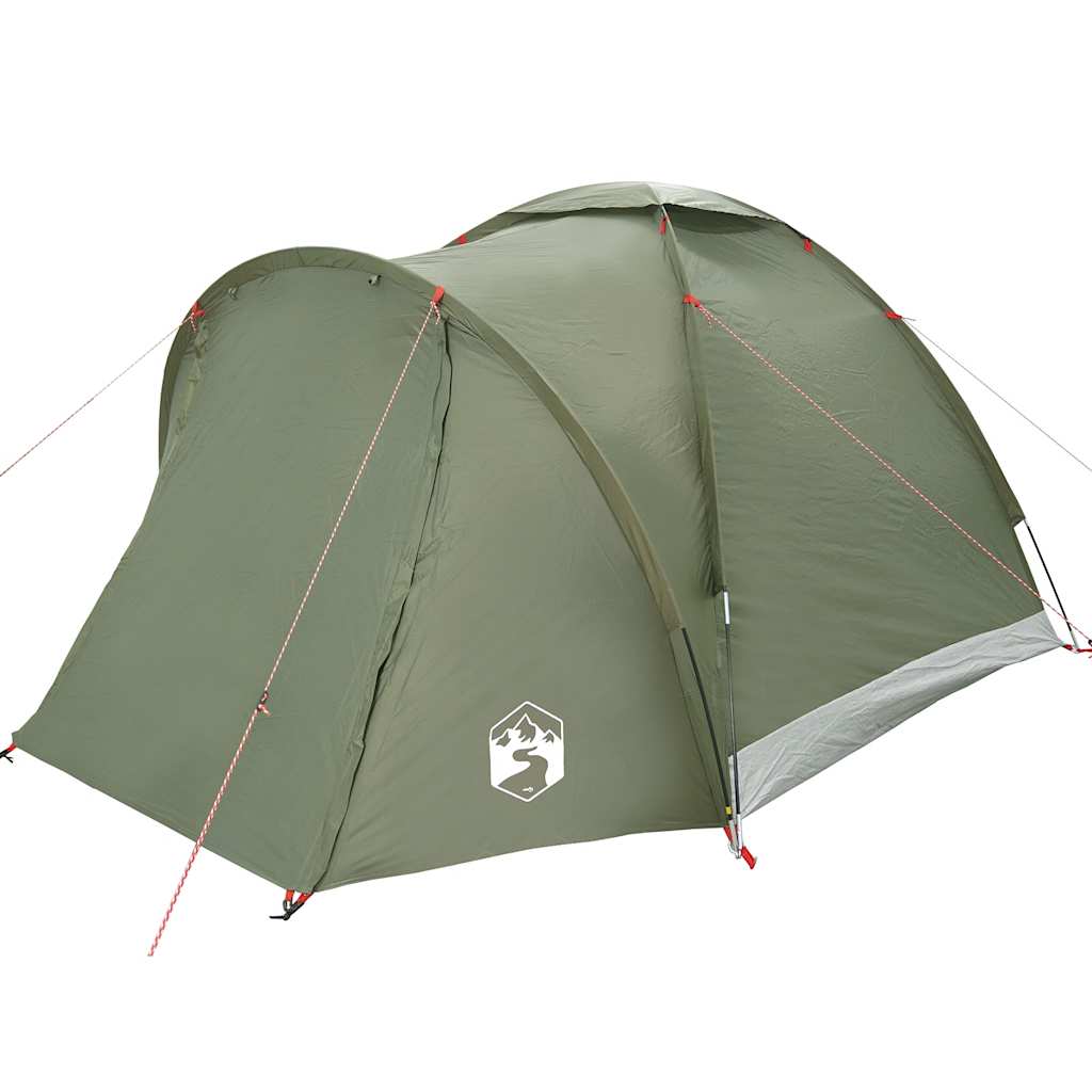 Tenda da Pesca per 2 Persone Verde Oliva Impermeabile