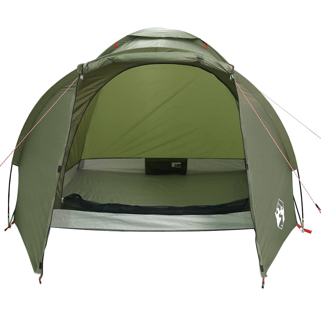 Tenda da Pesca per 2 Persone Verde Oliva Impermeabile