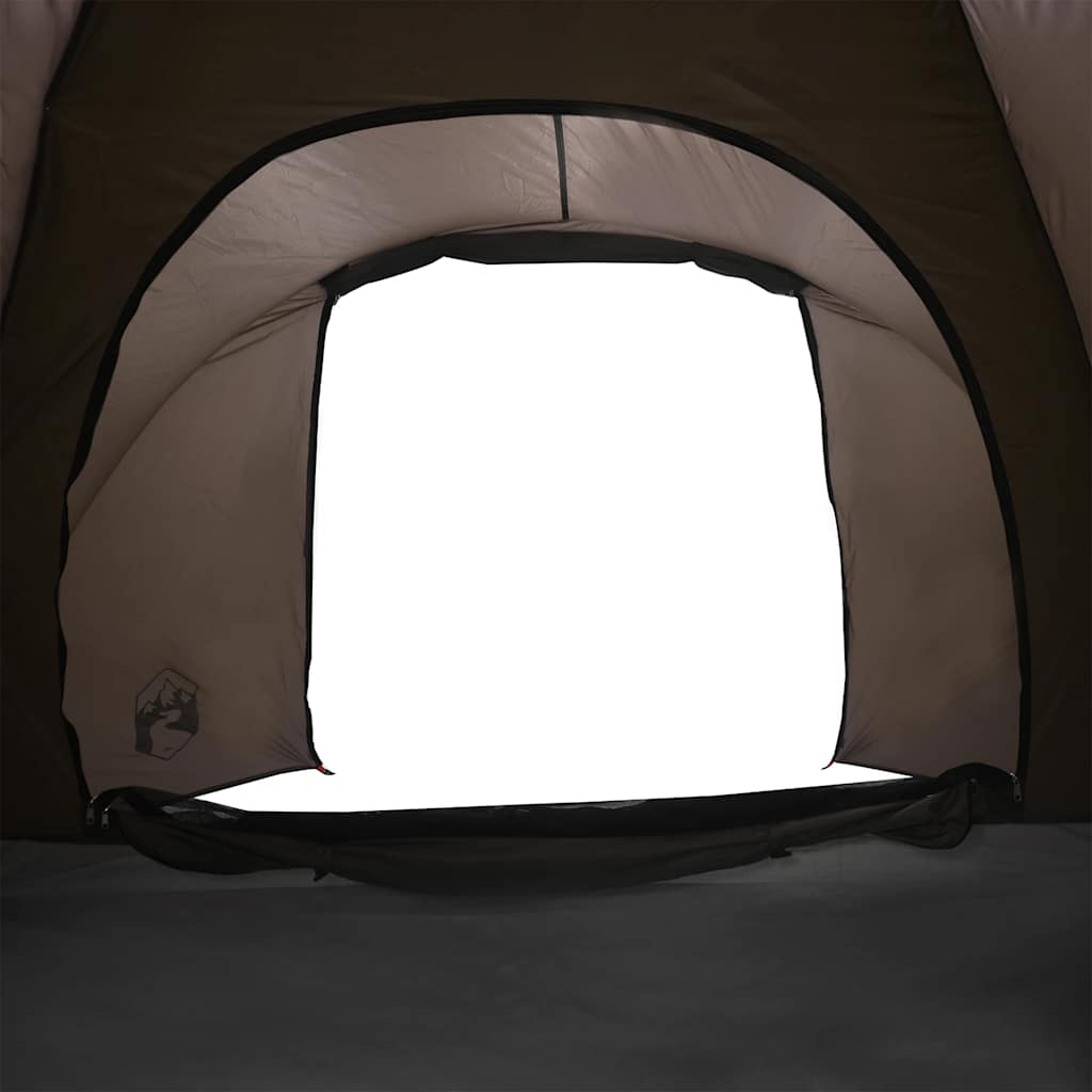 Tenda da Pesca per 2 Persone Marrone Impermeabile