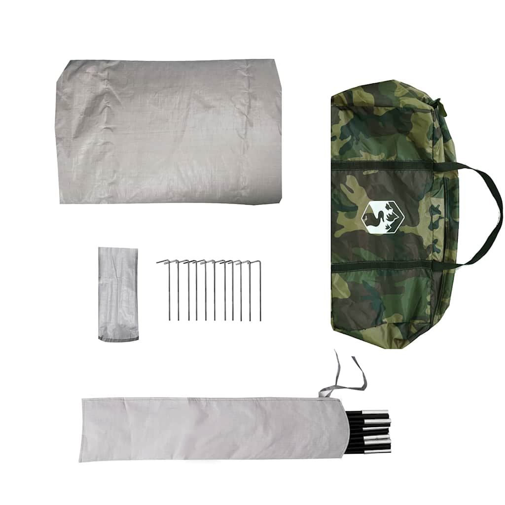 Tenda da Pesca per 2 Persone Mimetica Impermeabile