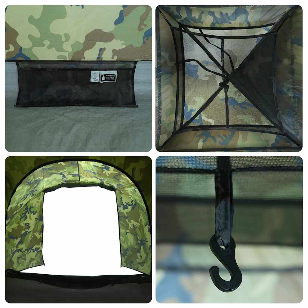 Tenda da Pesca per 2 Persone Mimetica Impermeabile