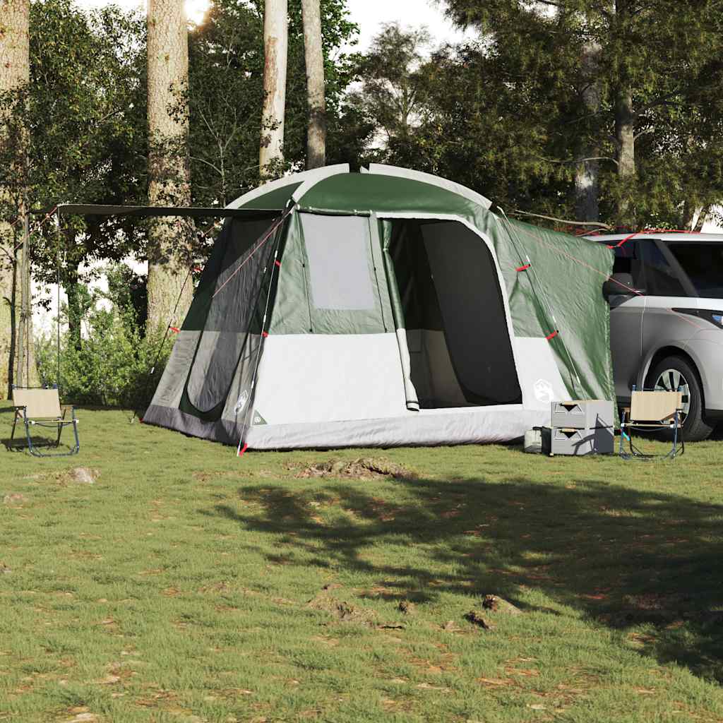 Tenda da Campeggio per Auto per 4 Persone Verde Impermeabile