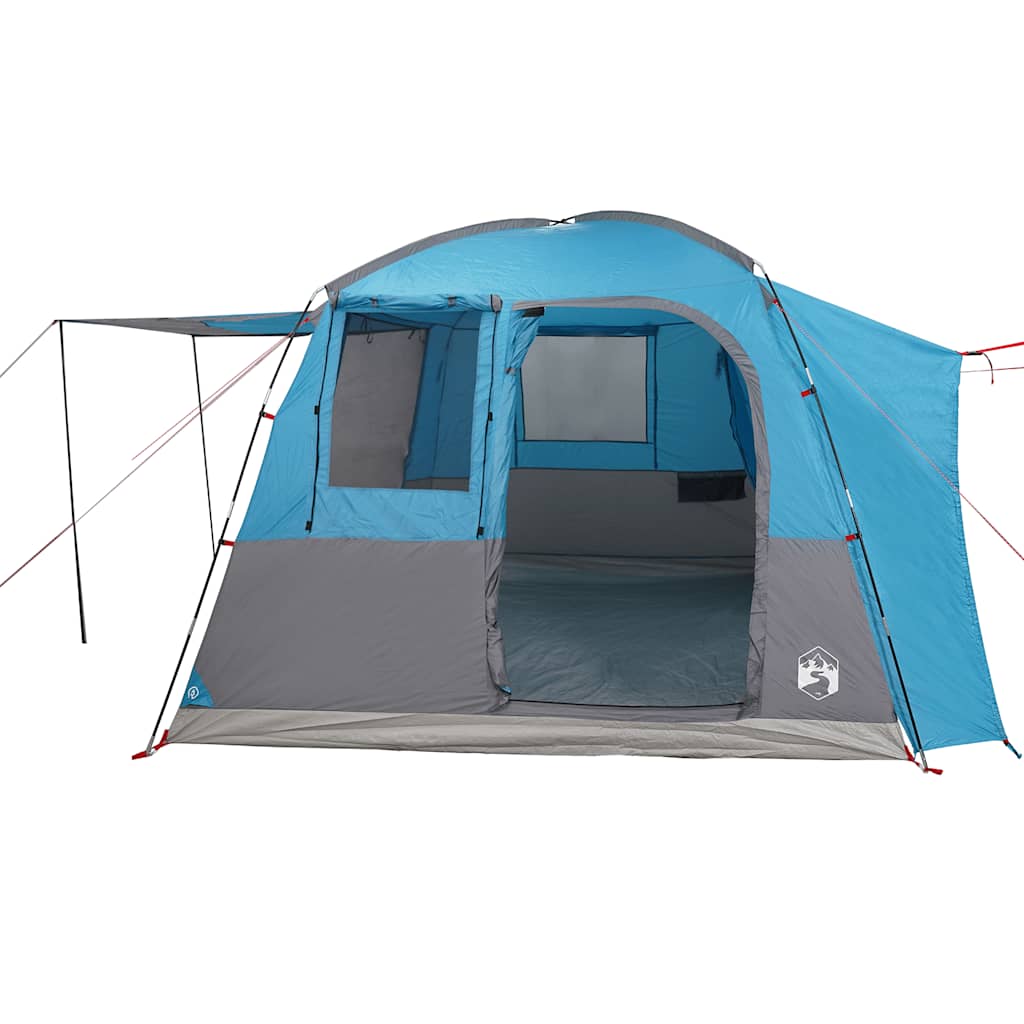 Tenda da Campeggio da Auto per 4 Persone Blu Impermeabile
