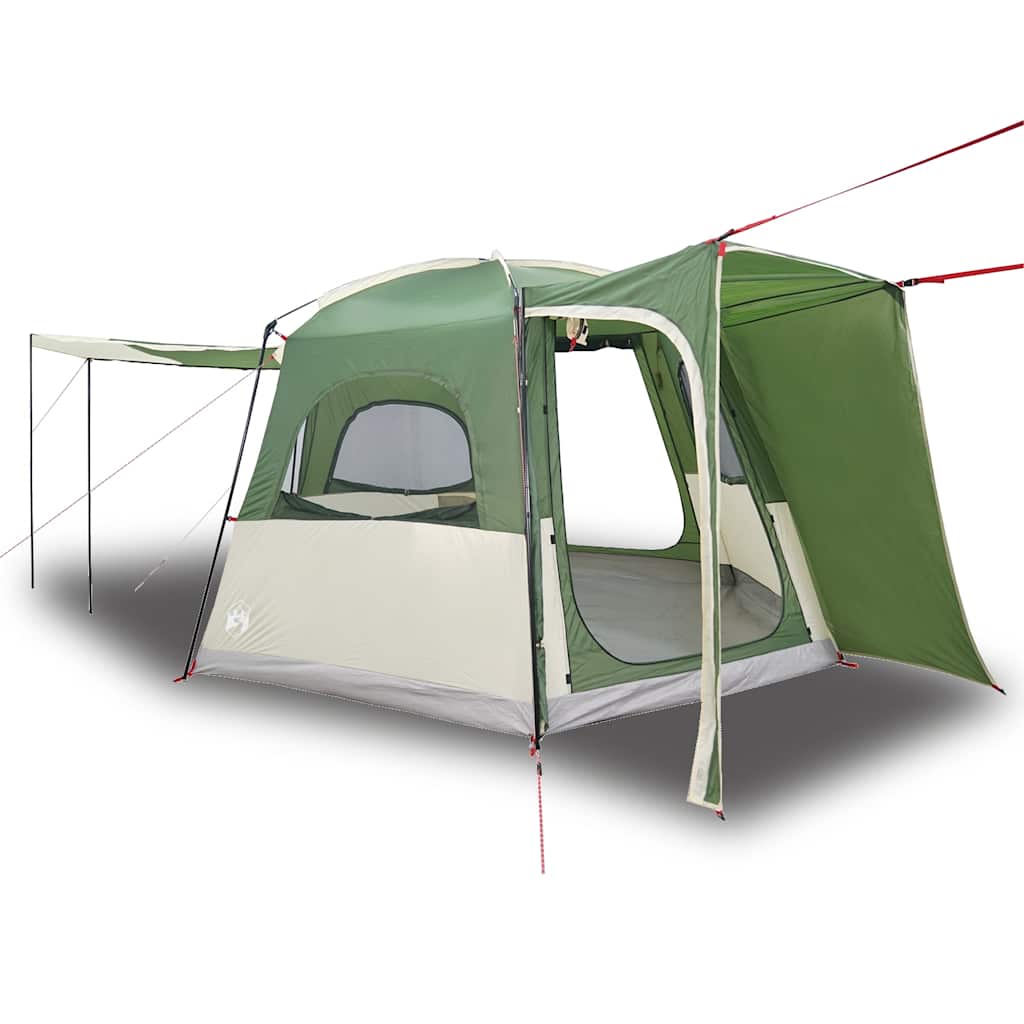 Tenda da Campeggio per Auto per 4 Persone Verde Impermeabile