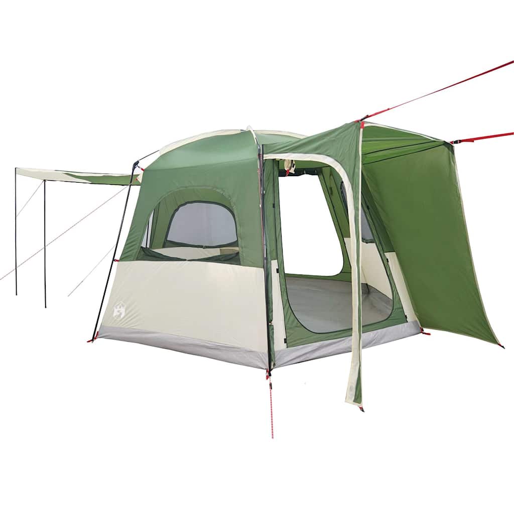 Tenda da Campeggio per Auto per 4 Persone Verde Impermeabile