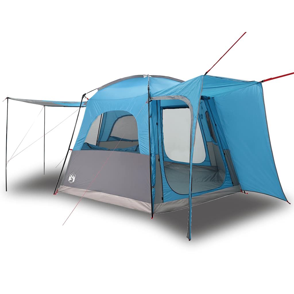 Tenda da Campeggio da Auto per 4 Persone Blu Impermeabile