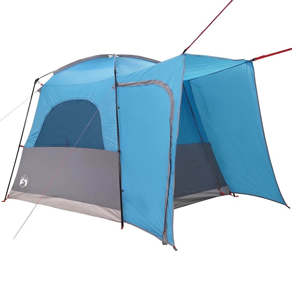 Tenda da Campeggio da Auto per 4 Persone Blu Impermeabile
