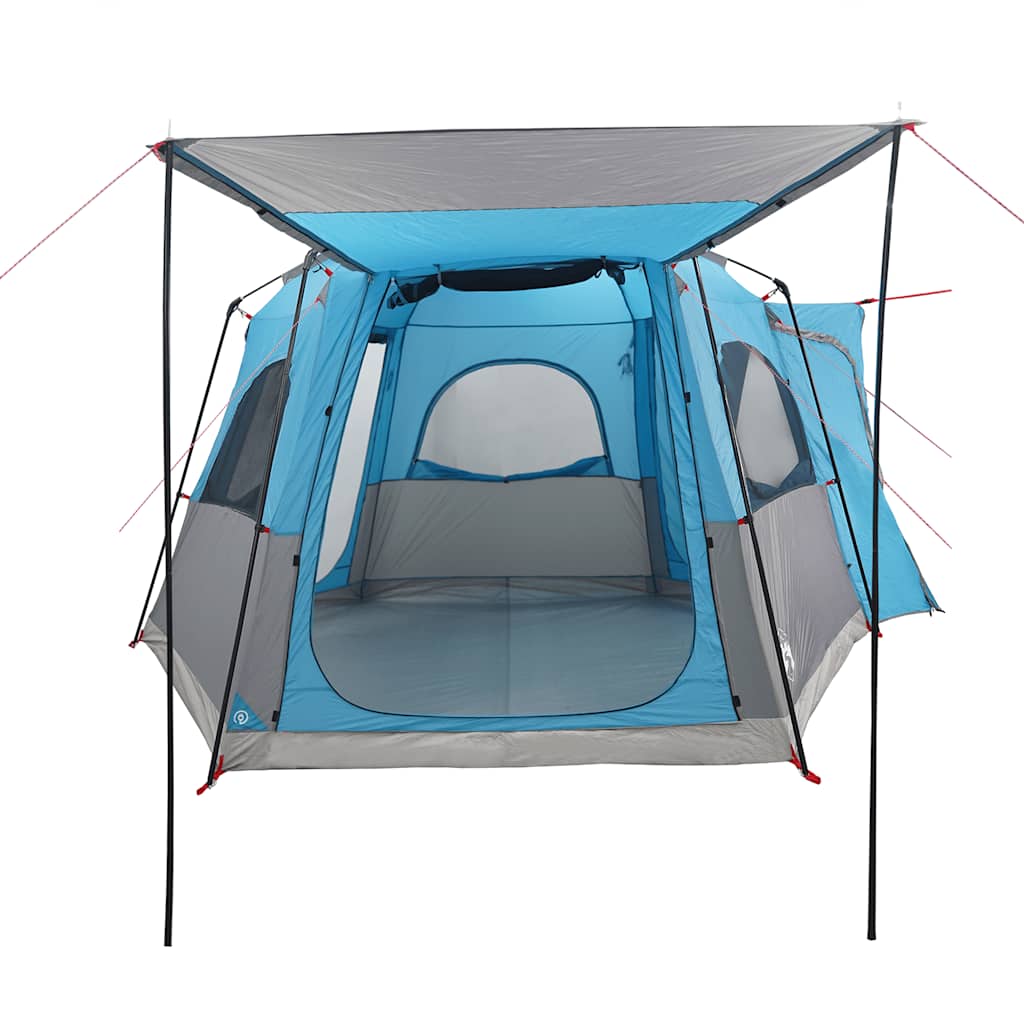 Tenda da Campeggio da Auto per 4 Persone Blu Impermeabile