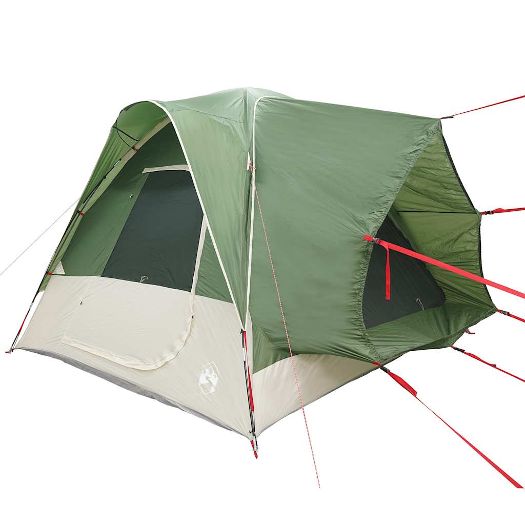 Tenda da Campeggio per Auto per 4 Persone Verde Impermeabile