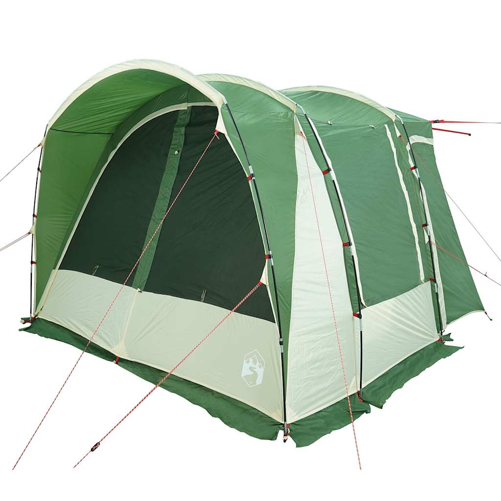 Tenda da Campeggio per Auto per 4 Persone Verde Impermeabile