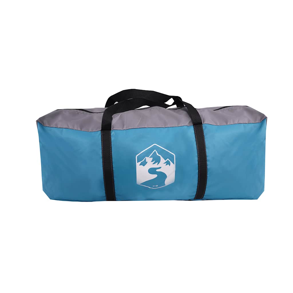 Tenda da Campeggio da Auto per 4 Persone Blu Impermeabile