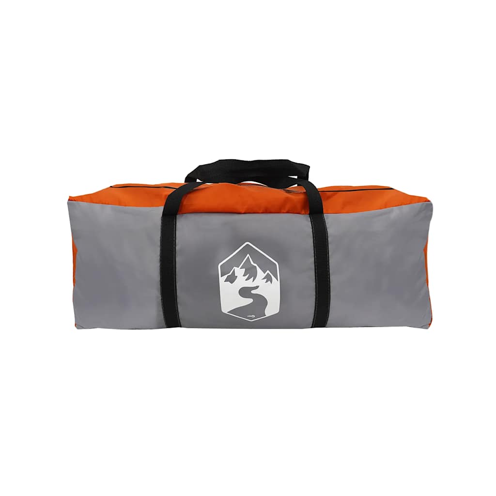 Tenda da Campeggio per Auto Grigio e Arancione Impermeabile