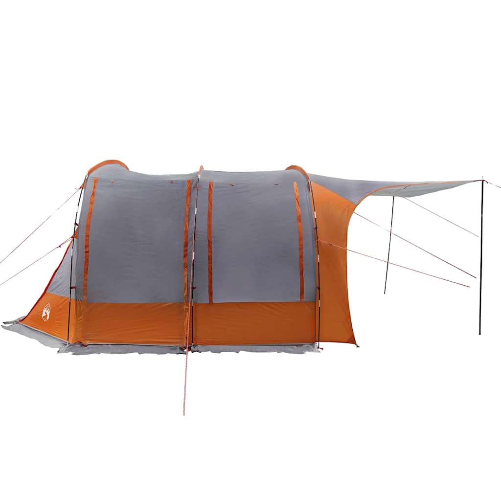 Tenda da Campeggio per Auto Grigio e Arancione Impermeabile