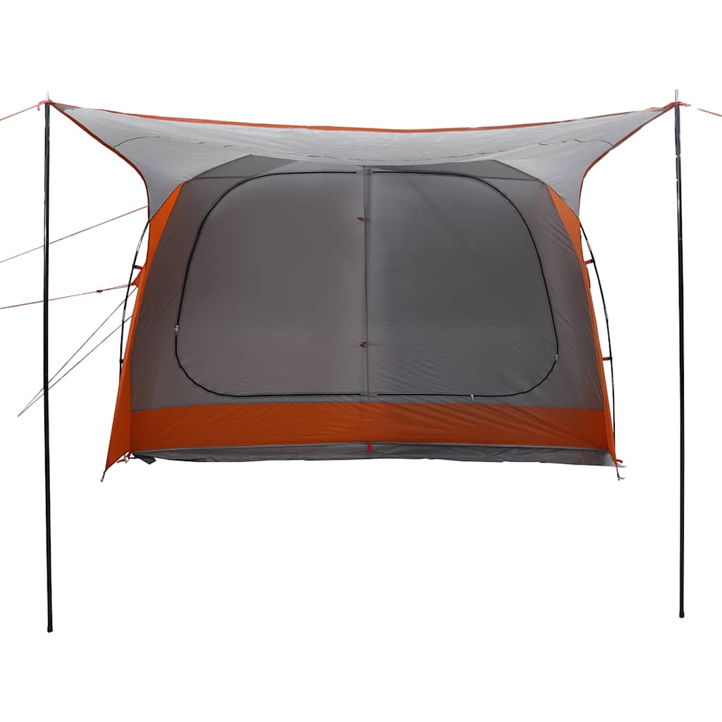 Tenda da Campeggio per Auto Grigio e Arancione Impermeabile